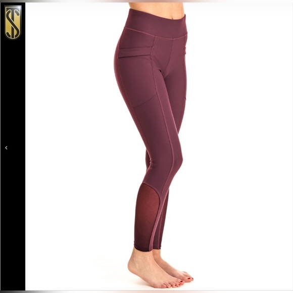 Tredstep- Allegro Sport Comp Tights/ Color Amethyst/ NWT/ MSRP $119 - Picture 3 of 14